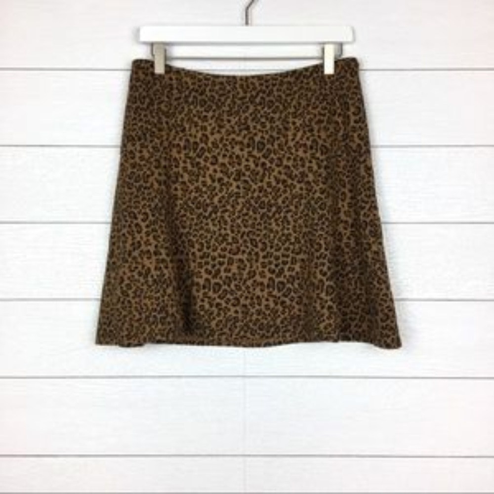 NWT The Limited Leopard Mini Skirt